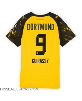 Günstige Borussia Dortmund Serhou Guirassy #9 Heimtrikot Damen 2025-26 Kurzarm Günstige Borussia Dortmund Serhou Guirassy #9 Heimtrikot Damen 2025-26 Kurzarm